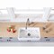 Gourmetier KGKFA331810BC 33" x 18" SGL Bowl Farmhouse Kitchen Sink, Drain & Rack KGKFA331810BC - alternate 3